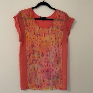 Trouvé sheer blouse